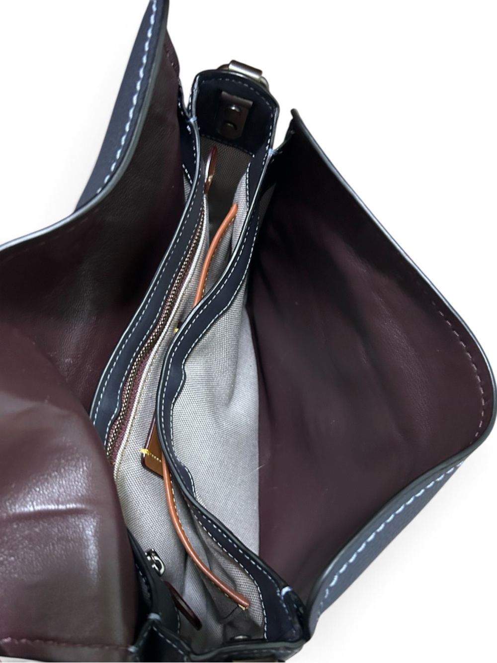 COACH 1941 Page 27 Pebble and Smooth Glovetanned Leather Shoulder Bag - Picture 13 of 14